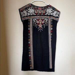 Johnny was linen shift dress worn once small